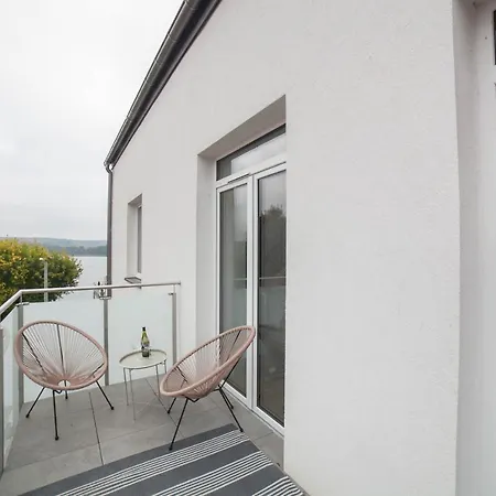 Mragowo Dwupoziomowy Apartament Indygo 85M2 Z Widokiem Na Jezioro Exterior foto